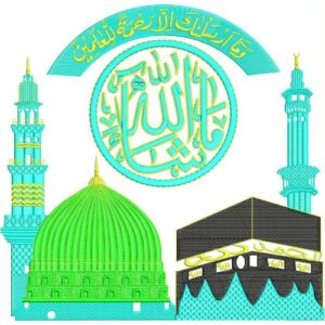 Islamic Embroidery Design IED37