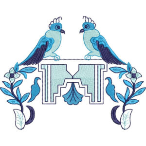 Delicate Bird Embroidery Design