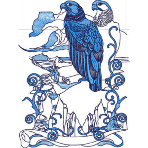 Delicate Bird Embroidery Design