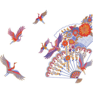 Delicate Bird Embroidery Design