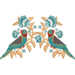 Delicate Bird Embroidery Design