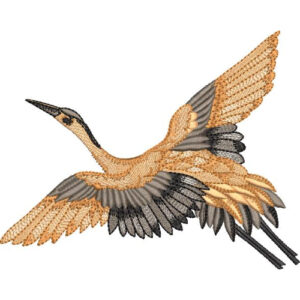 Delicate Bird Embroidery Design
