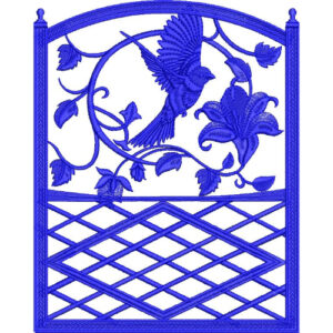 Delicate Bird Embroidery Design