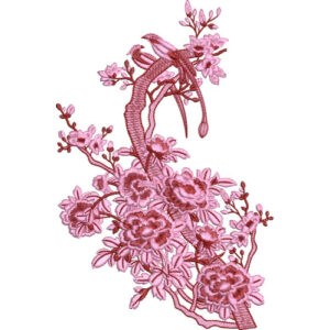 Beautiful Sparrow Embroidery Design