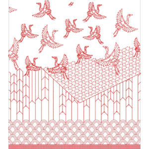 Delicate Bird Embroidery Design