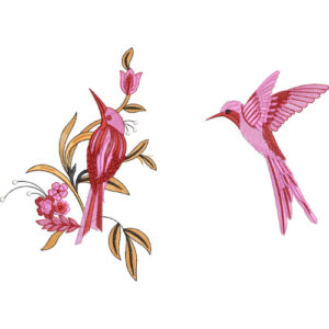 Beautiful Sparrow Embroidery Design