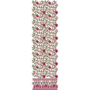 Border Daman Embroidery Design