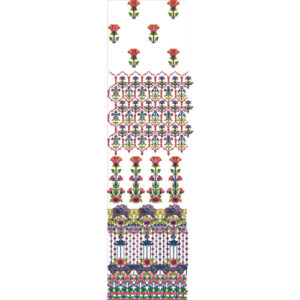 Border Daman Embroidery Design