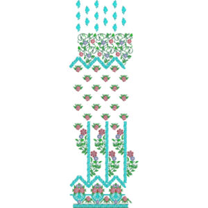 Beautiful Border Daman Embroidery Design