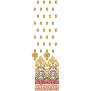 Border Daman Kurta Embroidery Design