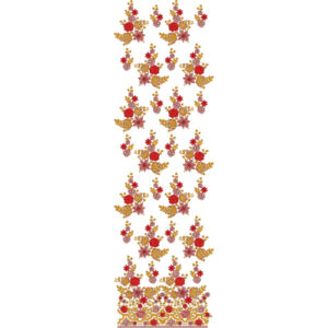 Beautiful Border Daman Embroidery Design