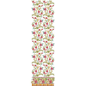 Beautiful Border Daman Embroidery Design