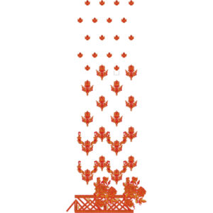 Border Daman Embroidery Design