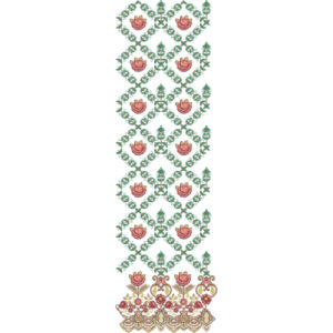 Border Daman Kurta Embroidery Design