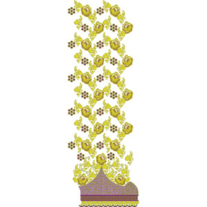 Beautiful Border Daman Embroidery Design