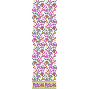 Simple Border Daman Embroidery Design