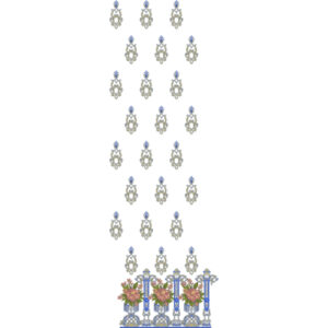 Border Daman Kurta Embroidery Design