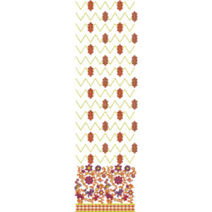 Beautiful Border Daman Embroidery Design
