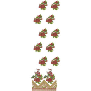 Beautiful Border Daman Embroidery Design