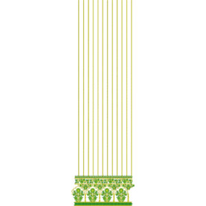 Unique Border Daman Embroidery Design