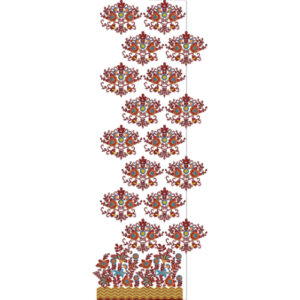 Border Daman Kurta Embroidery Design