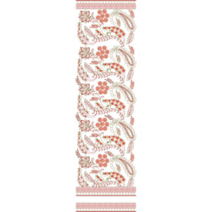 Delicate Dupatta Scarf Embroidery Design