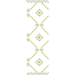 Delicate Dupatta Scarf Embroidery Design