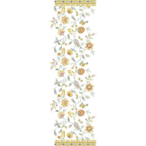 Delicate Dupatta Scarf Embroidery Design