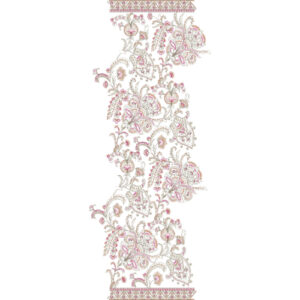 Delicate Dupatta Scarf Embroidery Design
