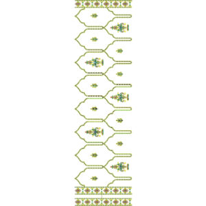 Simple Dupatta Scarf Embroidery Design