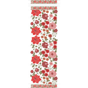 Flower Dupatta Scarf Embroidery Design