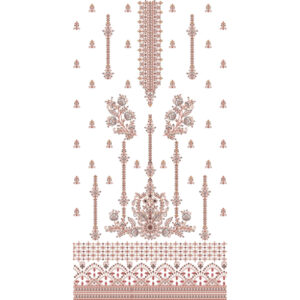 Flower Dress Embroidery Design