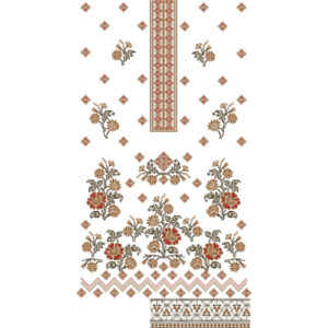 Simple Dress Embroidery Design