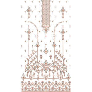 Unique dress Embroidery Design