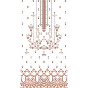 Simple Dress Embroidery Design