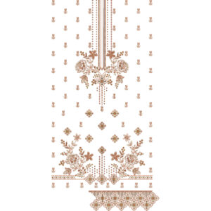 Unique dress Embroidery Design