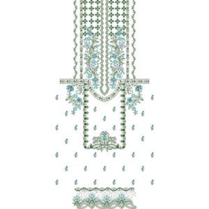 Unique dress Embroidery Design