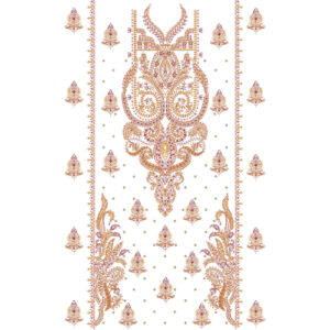 Simple Dress Embroidery Design