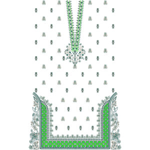Flower Dress Embroidery Design