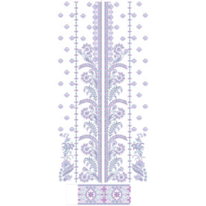 Flower Dress Embroidery Design