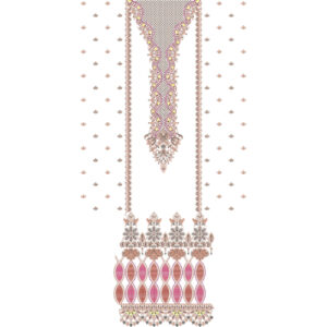 Unique dress Embroidery Design