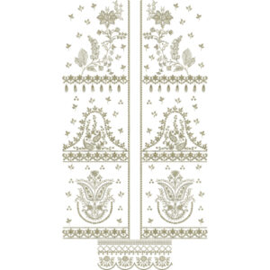 Simple Dress Embroidery Design