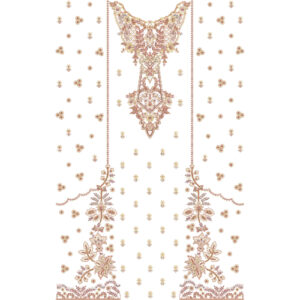 Simple Dress Embroidery Design