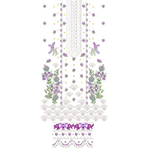 Unique dress Embroidery Design