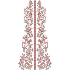 Flower Dress Embroidery Design