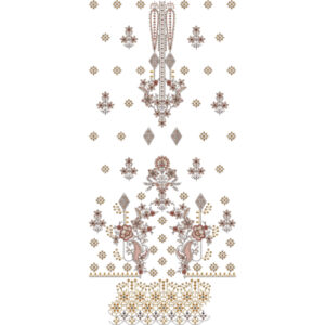 Unique dress Embroidery Design