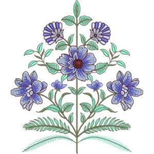 Flower Kurta Embroidery Design