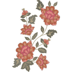 Unique Flower Embroidery Design