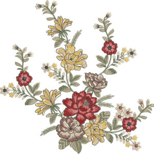 Beautiful Flower Embroidery Design
