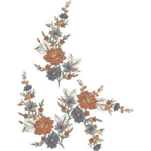 Unique Flower Embroidery Design